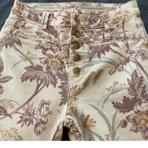 New! Anthropologie Pilcro Floral Flare Bootcut